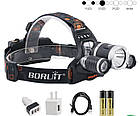 Ліхтарик налобний Boruit RJ-3000 XM-L2 Powerful Headlamp 3000LM 4-Mode, фото 3