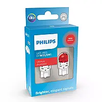 Автомобильная сигнальная лампа PHILIPS W21/5W LED red Ultinon Pro6000 (11066RU60X2)