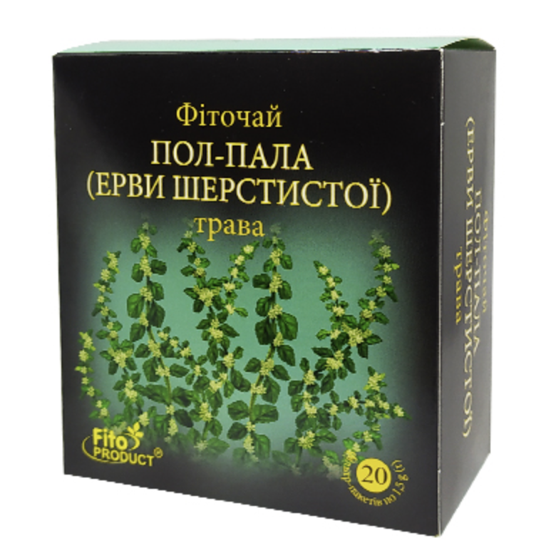 Пол-пала трава, ерва шерстиста фіточай, 20 пакетиків