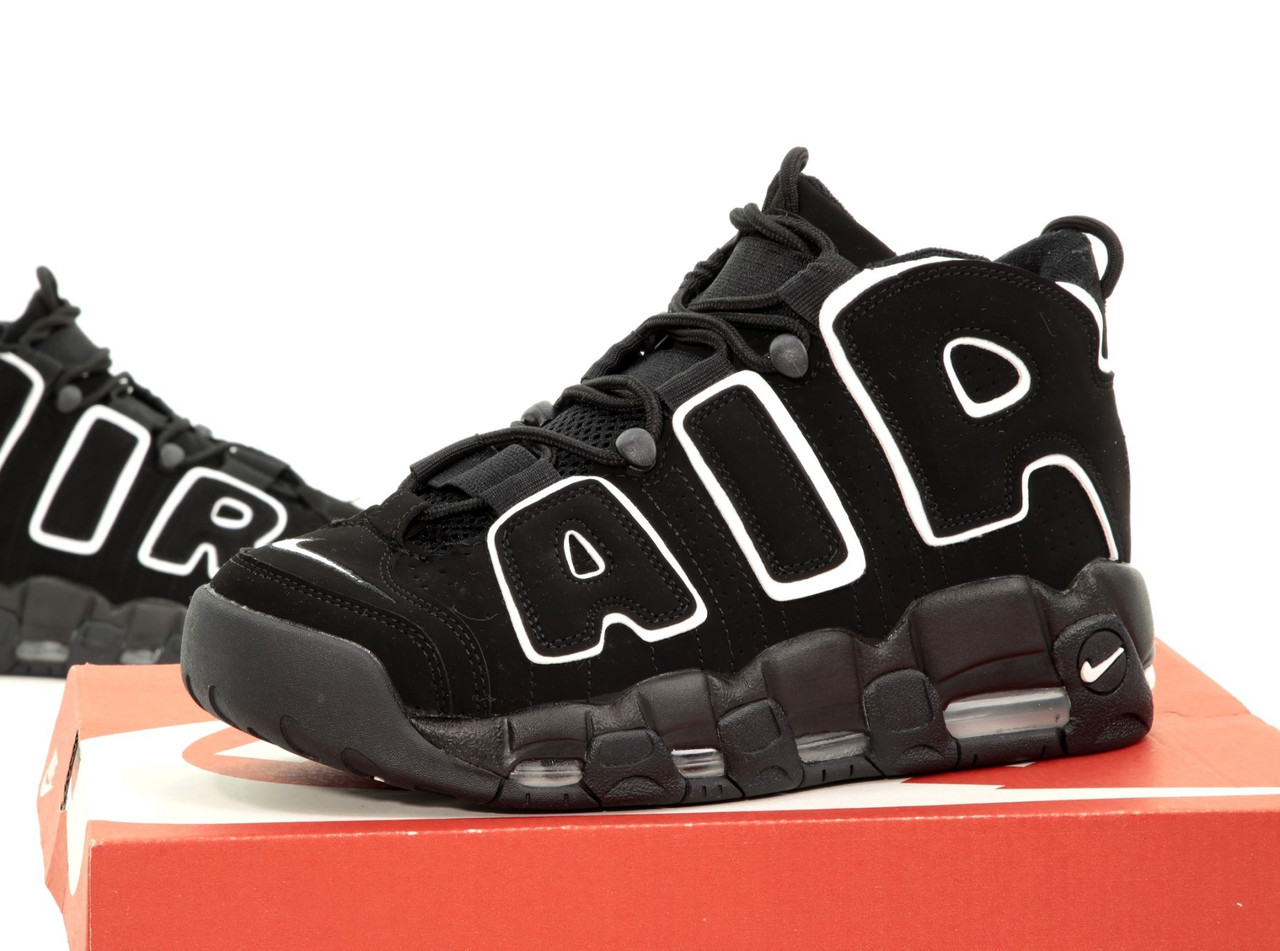 Nike more hotsell uptempo black