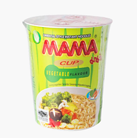 Лапша быстрого приготовления овощная, вегетарианская MAMA в стакане 70 г VEGETABLE Flavour CUP