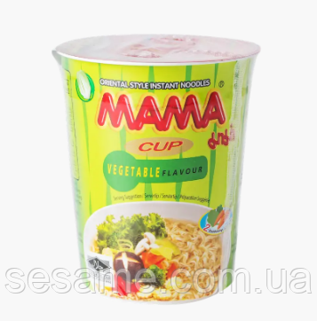 Локшина швидкого приготування овочева, вегетаріанська MAMA 70 г VEGETABLE Flavour CUP
