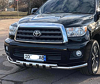 Передній захист кенгурятник (нерж) Toyota Tundra 2007-