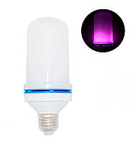 Лампа LED Flame Bulb + с Эффектом Пламени Огня Е27 Светодиодная Лампочка