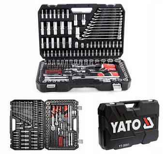 Великий Набір Інструментів YATO 1/4'', 3/8'', 1/2'' 216 шт