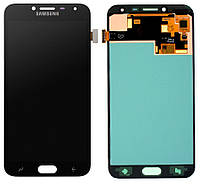 Дисплей Samsung Galaxy J4 (2018) J400 с тачскрином без рамки, OLED, Black