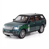 Машинка Range Rover іграшка моделька металева колекційна 21 см Зелений (59894), фото 3