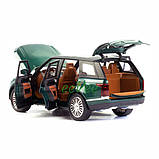 Машинка Range Rover іграшка моделька металева колекційна 21 см Зелений (59894), фото 7