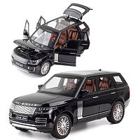 Іграшка джип Range Rover машинка моделька дитяча металева 21 см Чорний (59895)