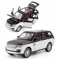 Машинка Range Rover джип моделька игрушка металлическая коллекционная 21 см Белый (59896)