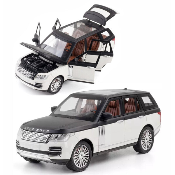 Машинка Range Rover джип моделька іграшка металева колекційна 21 см Білий (59896)