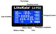 LiitoKala Lii-PD2 універсальний зарядний пристрій для АА, ААА,18650, 26650, 21700 Li-Ion, LiFePO4, NiCd/NiMH, фото 5