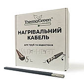 Саморегульований кабель ThermoGreen TGSLL16-2CR /  16 Вт/м.п / для антизледеніння дахів та водостоків