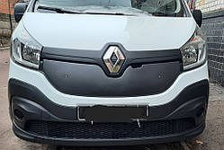 Зимова накладка на решітку (2015-2020) Глянцева для Renault Trafic 2015- рр