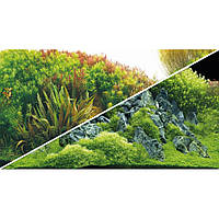 Задний фон Hobby Planted River/Green Rocks 120x50см (31045)