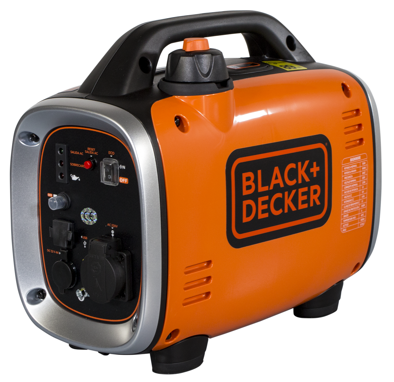 Генератор інверторний BLACK&DECKER BXGNI900E 750/900 W