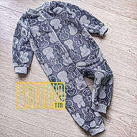 92 (26) 1-1,5 года махровый теплый детский спальный человечек сдельная пижама слип комбинезон для сна 8148 СН