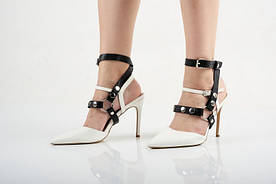 Бондаж для взуття, чорний