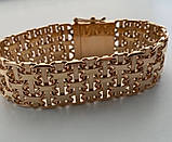 Золотий браслет 4 трій Якір, фото 6