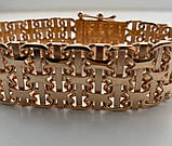 Золотий браслет 4 трій Якір, фото 5