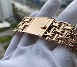 Золотий браслет 4 трій Якір, фото 4