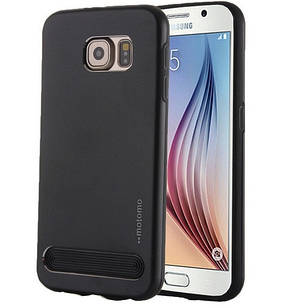 Чохол Motomo Schock Proof Metal+TPU для Samsung Galaxy S6 G920F/G920D Dual Black