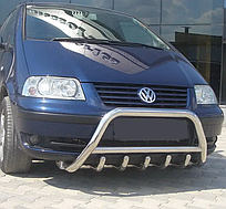 Кенгурятник WT003 нерж Volkswagen Sharan 1995-2010