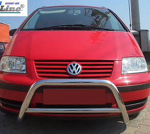 Кенгурятник  (нерж) Volkswagen Sharan 1995-2010