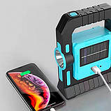 Кемпінговий переносний ліхтар Work Light T18-1 Блакитний, фото 2