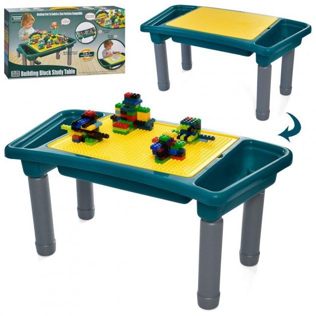 Дитячий ігровий стіл для творчості з конструктором та малювання "Building Block Study Table" UG 7702