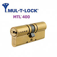 Цилиндр MTL400 100мм 50x50 язычок латунь 3 ключа