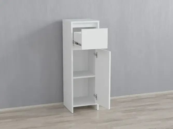 Купить Тумбочка пенал с выдвижным ящиком, дизайнерский шкаф пенал без ...