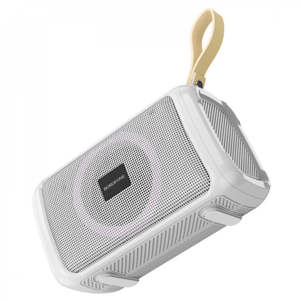 Портативна колонка Bluetooth Original Borofone BR17 Cool 136.4*70*80 мм. сірий, фото 1
