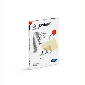 Пов'язка мазева Grassolind neutral 7,5см х 10см, (Грасолінд) Hartmann 499353