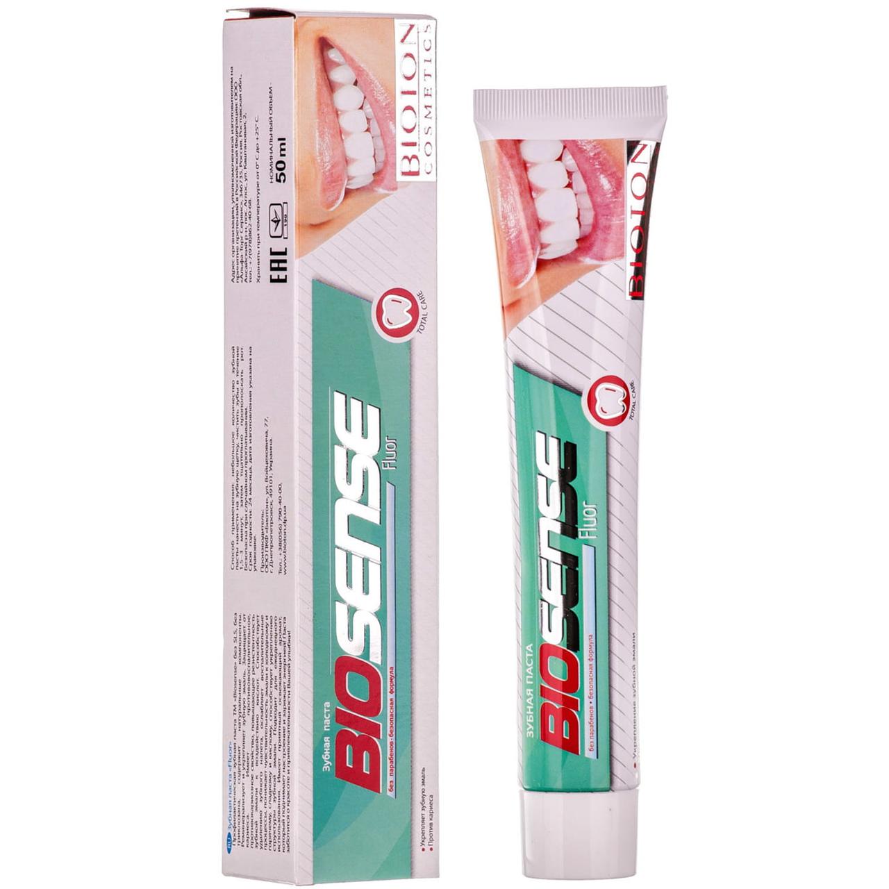 Зубна паста Bioton cosmetics Fluor 50 мл (4820026149189)