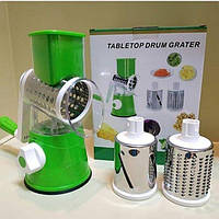 Овощерезка-терка-мультислайсер Tabletop Drum Grater Kitchen Master. Шинковка, измельчитель, фрукторезка.