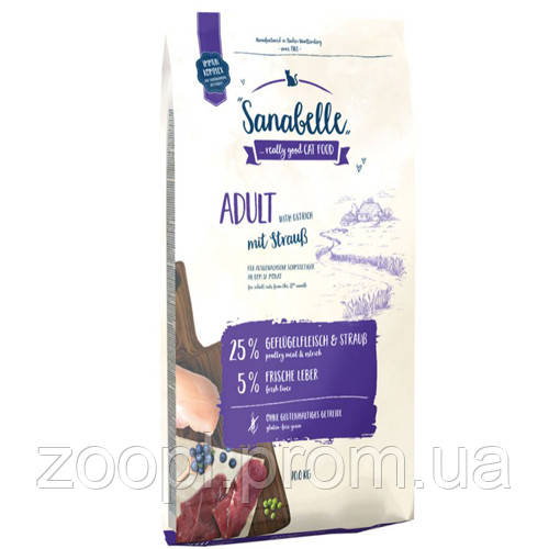 Купить Сухий корм для котів BOSCH Sanabelle Adult Strauss 10 кг, цена ...