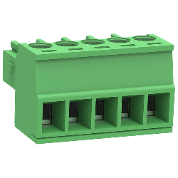 GSP002-3.5-05P-11-00A(H) Клемник розривний 5 контактів на дріт, 300В 8A, крок 3,5 мм
