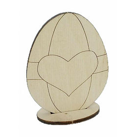 Дерев'яна заготовка до Великодня 65х90мм