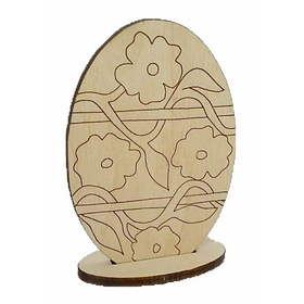 Дерев'яна заготовка до Великодня 65х90мм