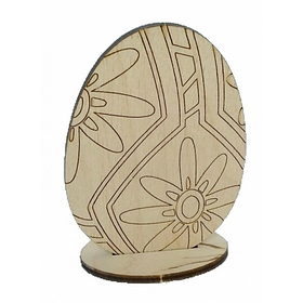 Дерев'яна заготовка до Великодня 65х90мм
