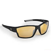 Окуляри поляризаційні з жовтими лінзами Fox Rage Eyewear Matt Black Frame Amber Lense Wraps