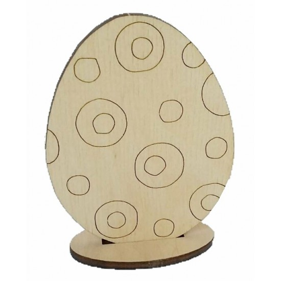 Дерев'яна заготовка до Великодня 65х90мм, фото 1