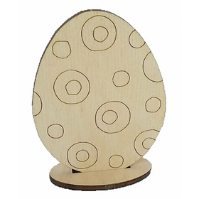 Дерев'яна заготовка до Великодня 65х90мм