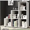 Стелаж драбинка для дому Opendoors полиця перегородка для книг та іграшок /Розділювач кімнати на 6 комірок, фото 3