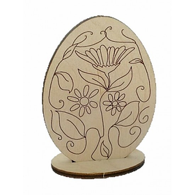 Дерев'яна заготовка до Великодня 65х90мм