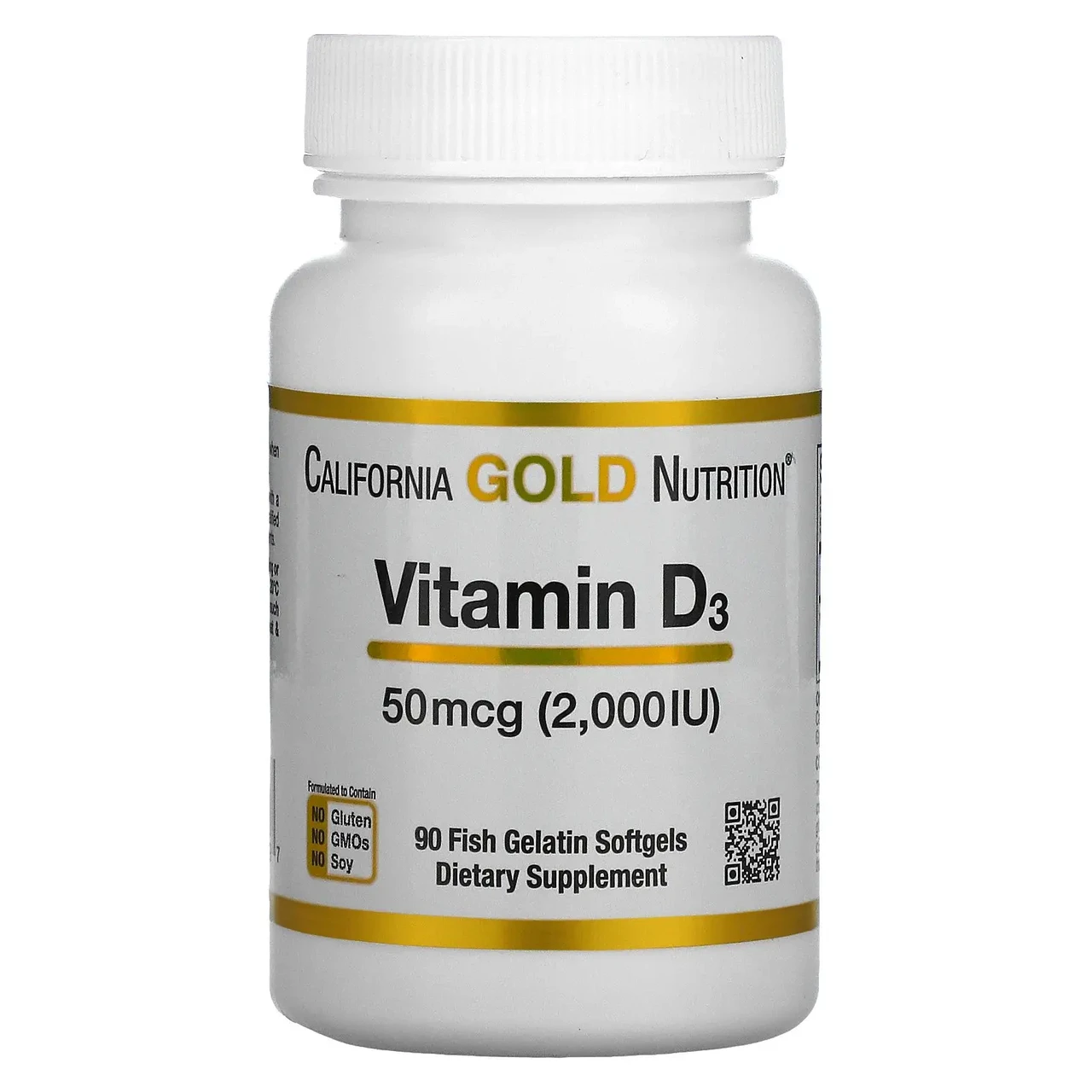 California Gold Nutrition D3 50mg (2000) 90