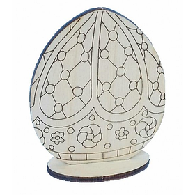 Дерев'яна заготовка до Великодня 65х90мм