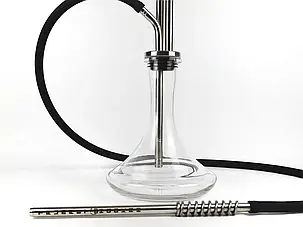 Кальян середній Trumpet Combi (Повний комплект), шахта нержавіюча сталь, висота 70 см, фото 3