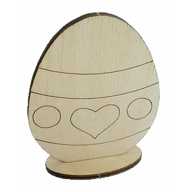 Дерев'яна заготовка до Великодня 65х90мм